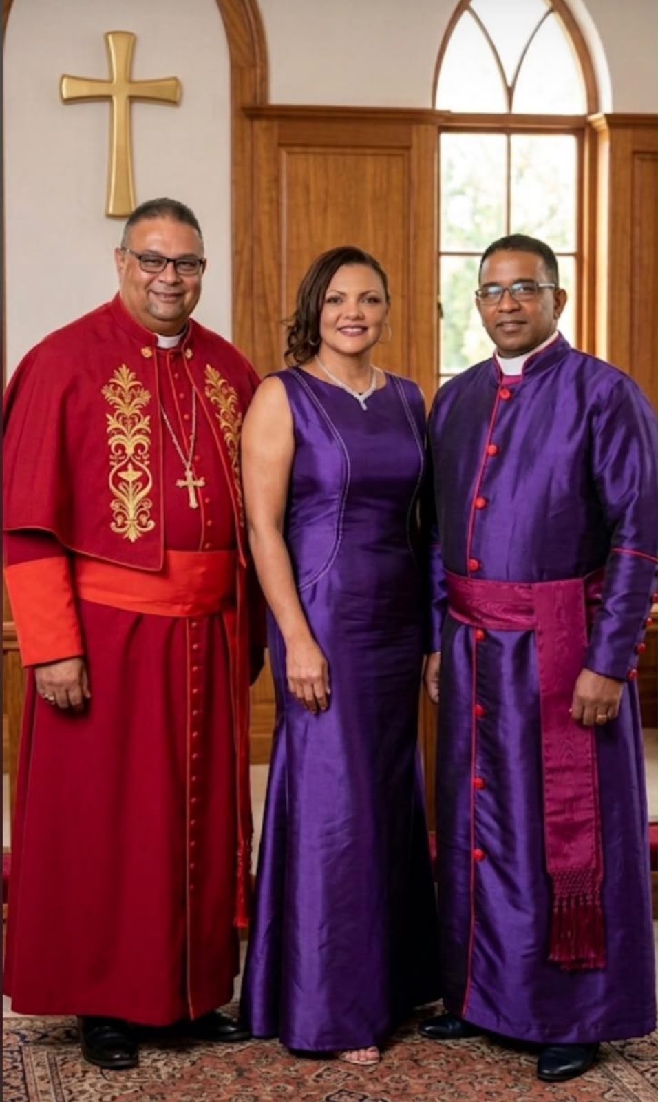 ArchBishop Rennie and his Team
